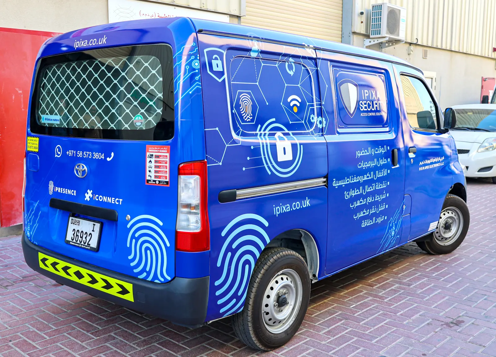 Van branding by vinyl wrap