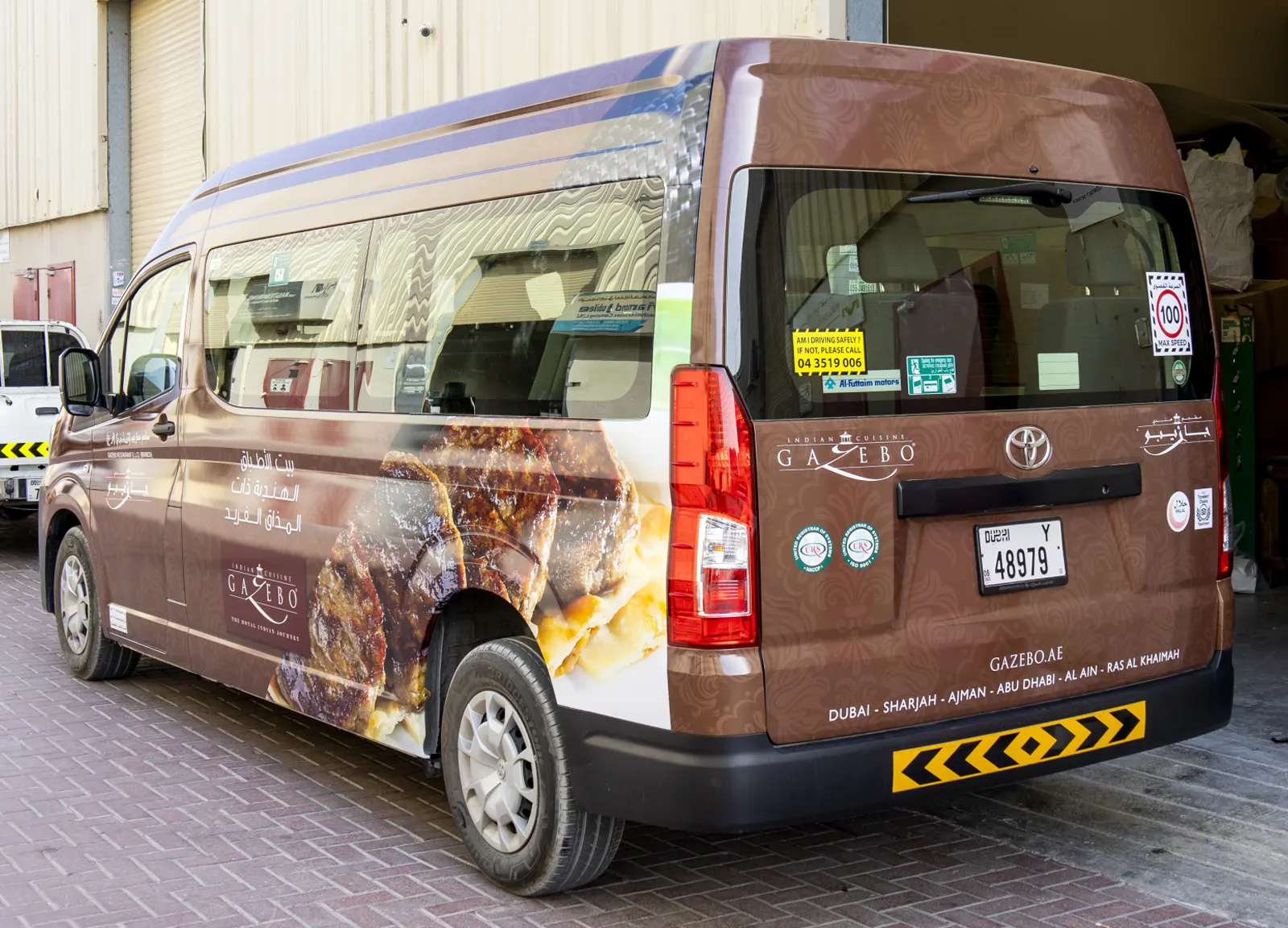 Van branding by vinyl wrap