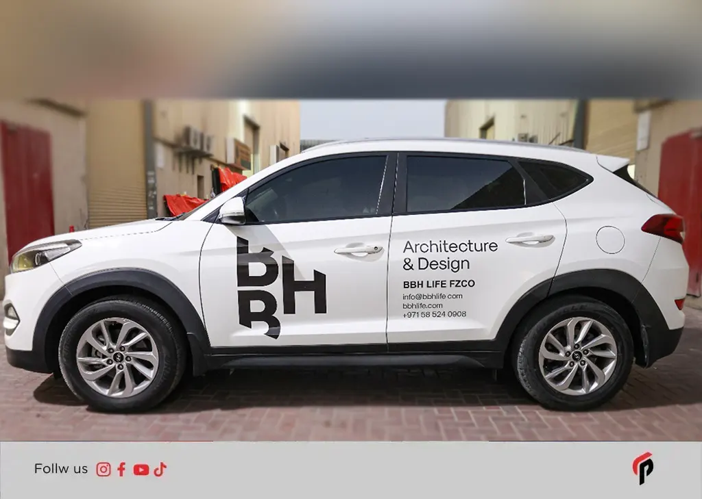 high quality car sticker printing dubai