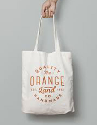 Canvas bags branding at Golden Adds