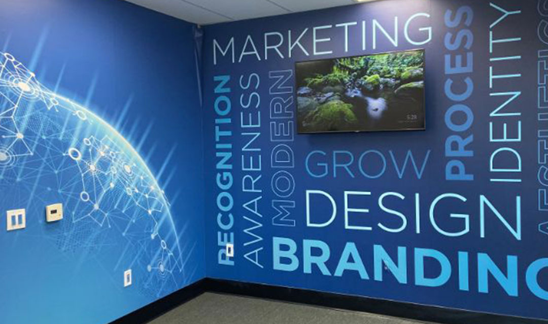 Wall graphics at Golden Point adds 