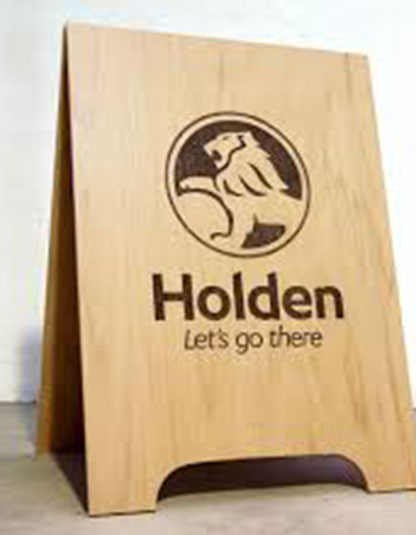 Wooden Frame signages at Golden Adds